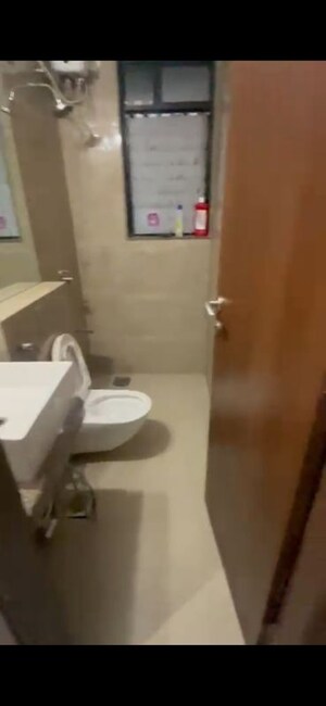 Bathroom in 2 BHK Apartment at Sunteck Avenue 2, Goregaon West – for Rent