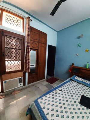 Bedroom in 3 BHK Builder Floor at Swastik Apartments Rajendra Nagar, Rajendra Nagar – for Rent