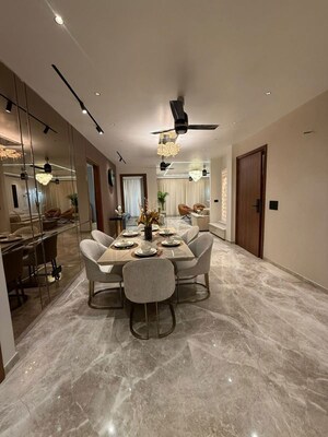 Living Room in 4 BHK Builder Floor at Sushant Lok Iii – for Sale