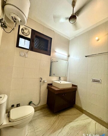 Bathroom in 1 RK Apartment at Apex Anuradha Apartments, Paschim Vihar – for Rent
