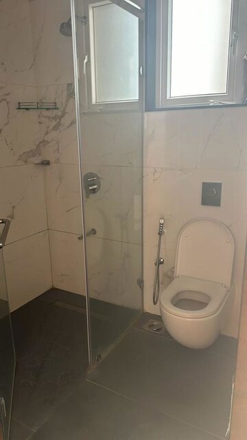 Bathroom in 3 BHK Apartment at My Home Bhooja, Hi Tech City – for Rent