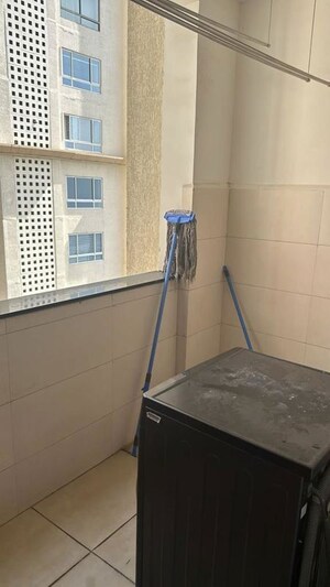 Balcony in 3 BHK Apartment at My Home Bhooja, Hi Tech City – for Rent