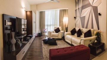 Living Room in 4 BHK Apartment at Brigade Crescent, Frazer Town – for Sale