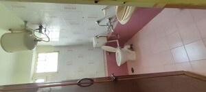 Bathroom in 3 BHK Builder Floor at Comfort Palace, Btm Layout – for Rent