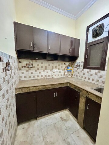 Kitchen in 1 BHK Builder Floor at CRS Pratham, Rajpur – for Rent