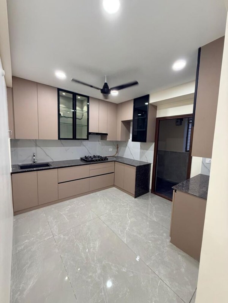 Kitchen, hallmark-skyrena 3 Bedroom 2255 Sq.Ft. Apartment In Narsingi Hyderabad 9750295