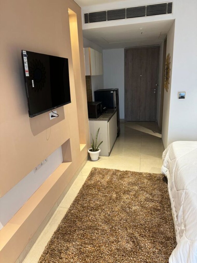 Bedroom, m3m-one-key-resiments Studio 606 Sq.Ft. Apartment In Sector 67 Gurgaon 9750320