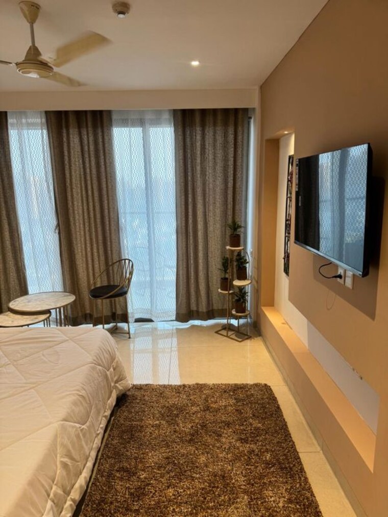 Bedroom, m3m-one-key-resiments Studio 606 Sq.Ft. Apartment In Sector 67 Gurgaon 9750320