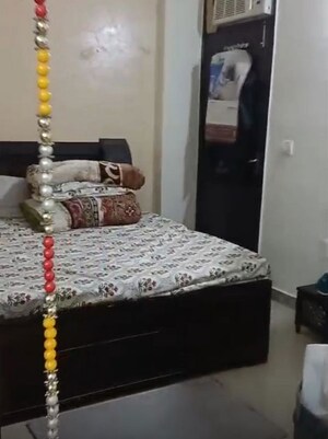 Bedroom in 1 BHK Builder Floor at Vasundhara Sector 3 – for Rent