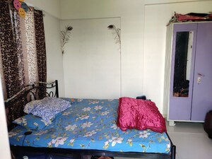 Bedroom in 1 BHK Apartment at Wakadkar Wisteria Atelier, Wakad – for Rent