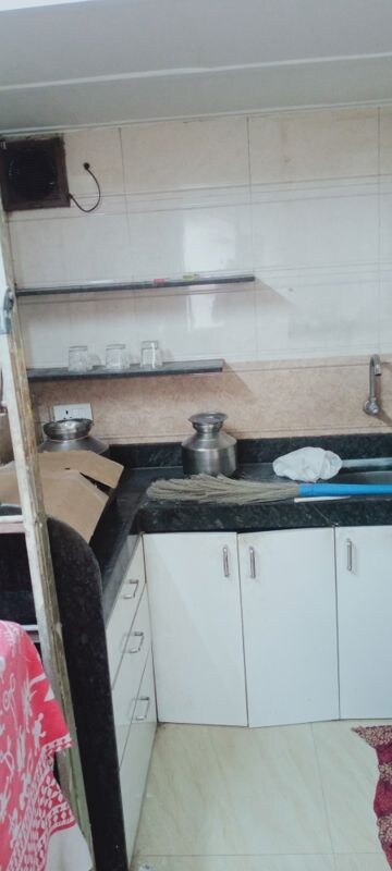 Kitchen in 1 RK Apartment at Bindra Complex, Andheri East – for Rent