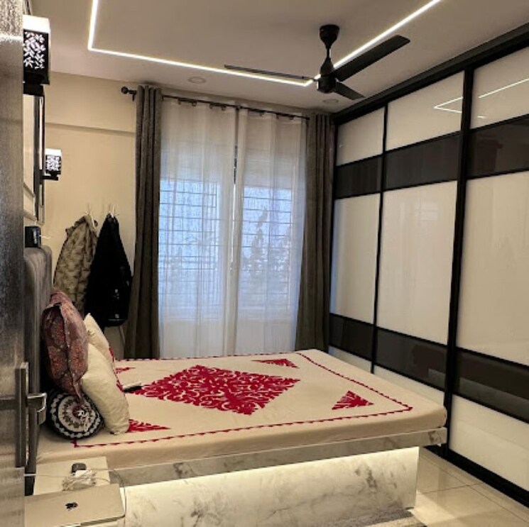 Bedroom, thanisandra 2 Bedroom 1200 Sq.Ft. Apartment In Thanisandra Bangalore 9750402