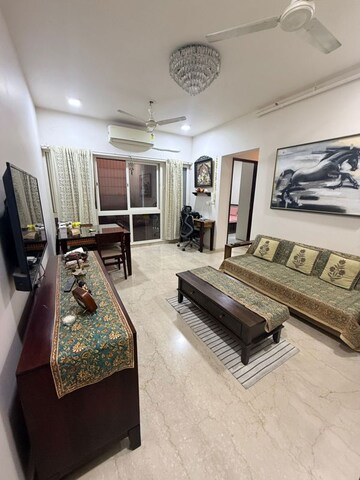 Living Room in 2 BHK Apartment at Omkar Ananta, Goregaon East – for Rent