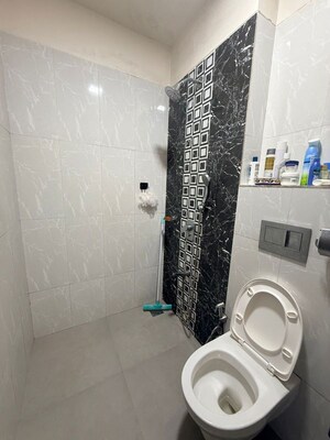 Bathroom in 2 BHK Apartment at Omkar Ananta, Goregaon East – for Rent