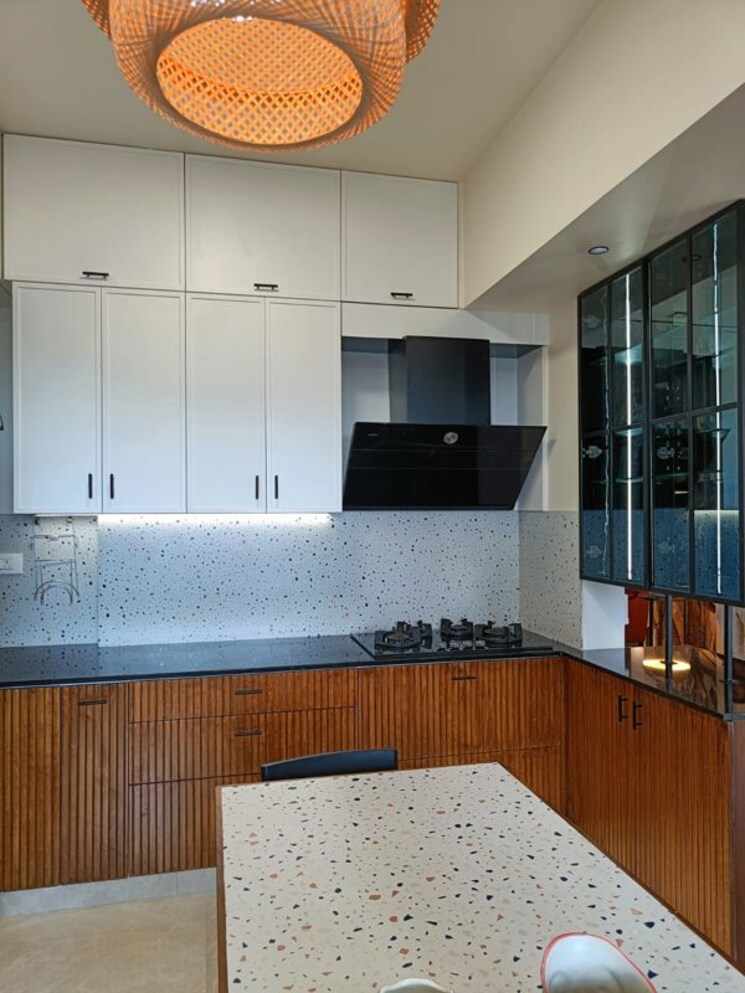 Kitchen, l-t-raintree-boulevard 3 Bedroom 1935 Sq.Ft. Apartment In Hebbal Bangalore 9750481