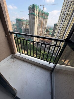 Balcony in 3 BHK Apartment at Runwal Gardens Phase 2, Dombivli East – for Rent