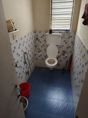 Bathroom in 2 BHK Apartment at Shiv Villa Apartment, Karve Nagar – for Rent