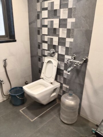 Bathroom in 1 BHK Apartment at DGS Sheetal Dwar, Malad East – for Rent