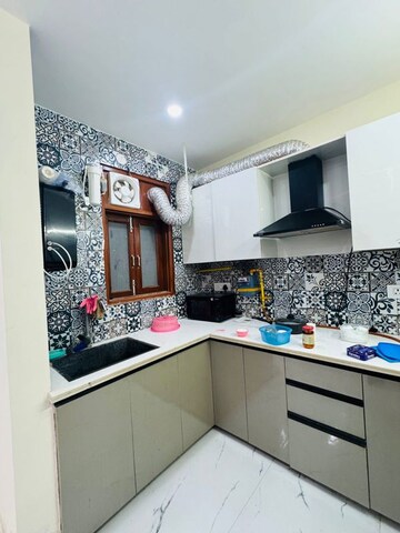 Kitchen in 2 BHK Builder Floor at Saket – for Rent