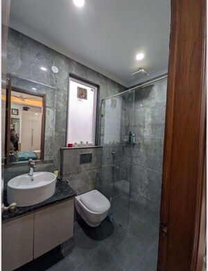 Bathroom in 3 BHK Builder Floor at Empire Floors, Sector 57 – for Rent