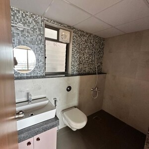 Bathroom in 3 BHK Apartment at Sobha Moonstone, Rachenahalli – for Rent