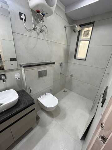 Bathroom in 1 BHK Apartment at Freedom Fighters Enclave – for Rent
