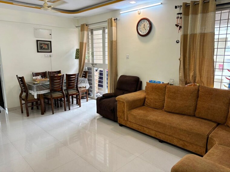 Living Room, vardhaman-dreams-phase-ii 3 Bedroom 1200 Sq.Ft. Apartment In Wakad Pune 9750989