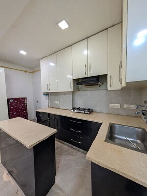 Kitchen in 2 BHK Builder Floor at Tagore Garden Extension – for Rent