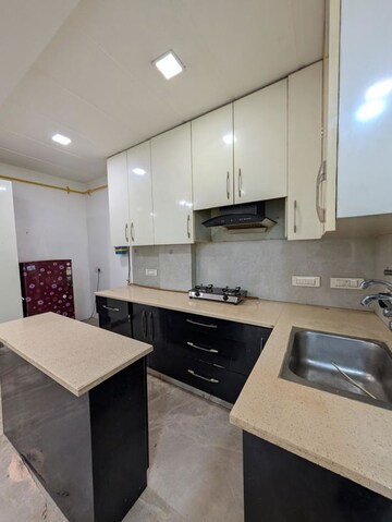 Kitchen in 2 BHK Builder Floor at Tagore Garden Extension – for Rent