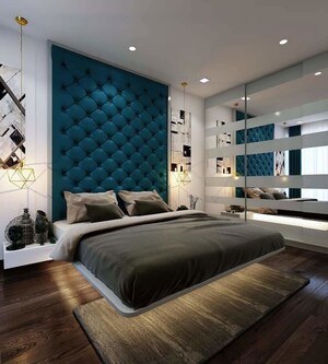 Living Room in 2 BHK Apartment at Ganga Platino, Kharadi – for Rent