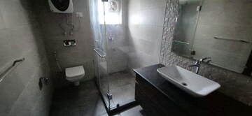 Bathroom in 3.5 BHK Apartment at Geetanjali Enclave – for Rent