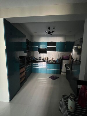 Kitchen in 2 BHK Apartment at Nyati Elysia, Kharadi – for Rent