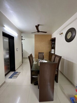Dining area in 3 BHK Apartment at Dattani Shelter, Goregaon West – for Rent
