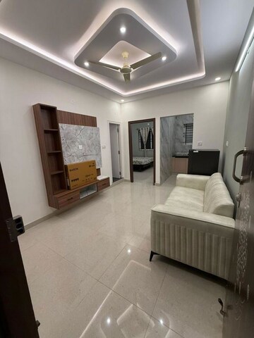 Living Room in 1 BHK Apartment at Aecs Layout – for Rent