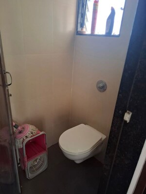 Bathroom in 1 BHK Apartment at Raunak Delight, Owale – for Rent