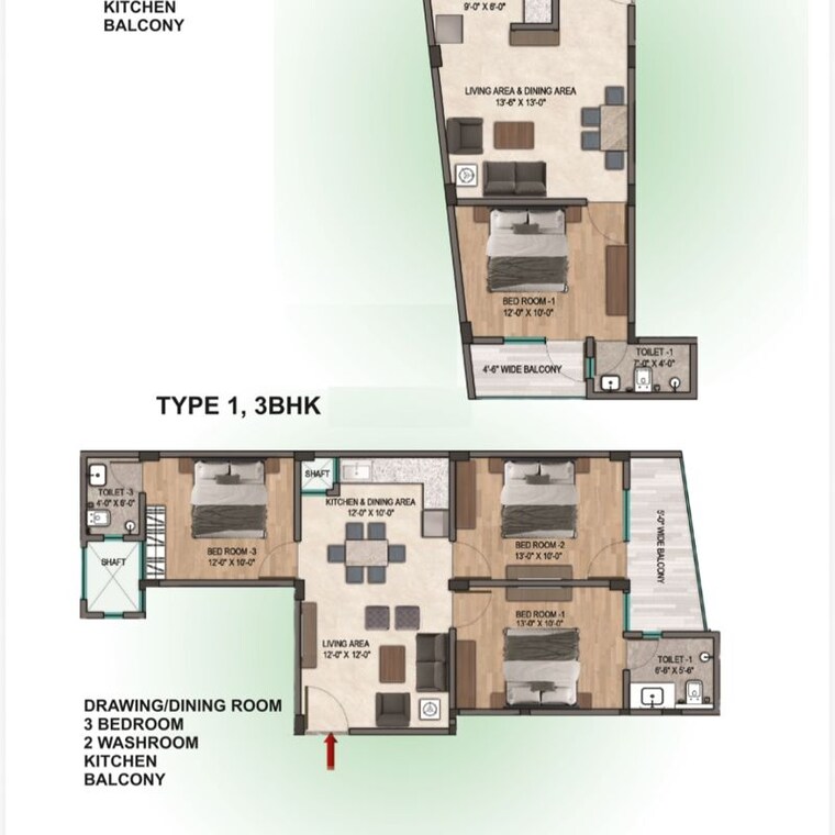 Other, sector 81 2 Bedroom 900 Sq.Ft. Builder Floor In Sector 81 Noida 9742715