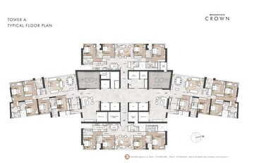 Master Plan in 5 BHK Apartment at Rustomjee Crown, Prabhadevi – for Sale