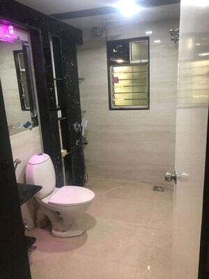 Attached Bathroom in 3 BHK Apartment at Kumar Picasso, Hadapsar – for Rent