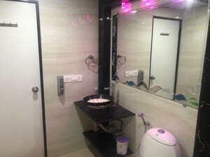 Bathroom in 3 BHK Apartment at Kumar Picasso, Hadapsar – for Rent