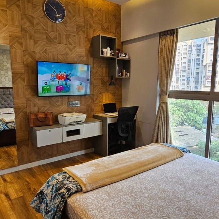Bedroom, indiabulls-blu 3 Bedroom 1480 Sq.Ft. Apartment In Upper Worli Mumbai 9751956