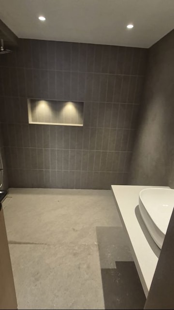 Bathroom in 3.5 BHK Penthouse at Arth Crown Palace, Bandra West – for Rent