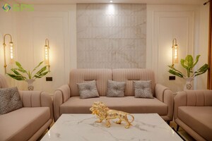 Living Room in 3 BHK Builder Floor at Ansal API Esencia, Sector 67 – for Sale