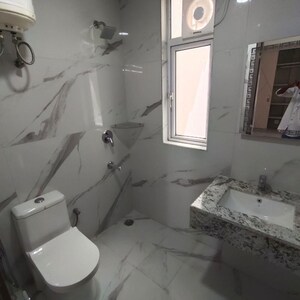 Bathroom in 2 BHK Builder Floor at Ace Palm Floors, Sector 89 – for Rent