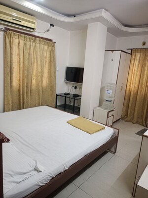 Bedroom in Studio Builder Floor at Begumpet – for Rent