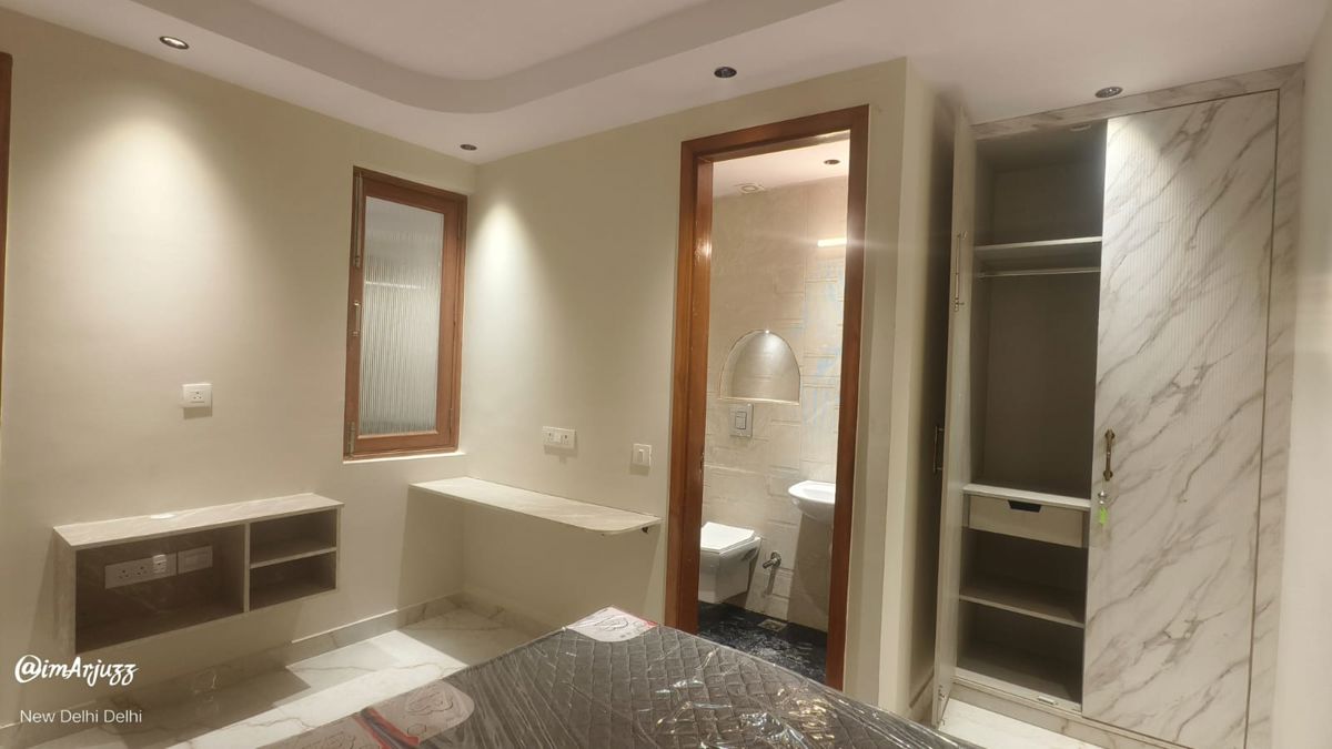 1 BHK + Pooja Room Builder Floor For Rent in Vinoba Puri