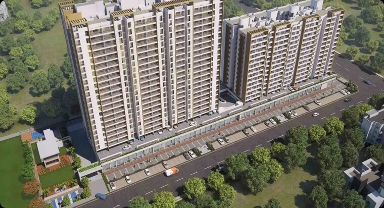 Exterior View, mantra-insignia 2 Bedroom 893 Sq.Ft. Apartment In Mundhwa Pune 9752697