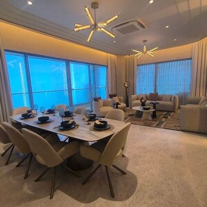 Living Room in 6 BHK Apartment at Windsor Grande Residences, Prakash Nagar – for Sale