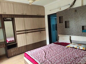 Bedroom in 3 BHK Apartment at Sree Mangal Aishwaryam Greens Phase II, Wakad – for Rent