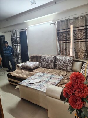 Living Room in 2 BHK Apartment at JM Florence, Tech Zone 4 Greater Noida – for Rent