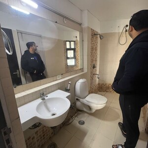 Team Area in 2 BHK Apartment at Eldeco Aamantran, Sector 119 – for Rent